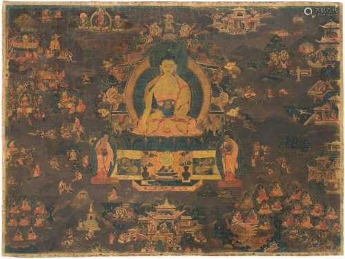 Thangka des Shakyamuni