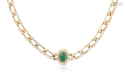 *Cartier Smaragd-Brillant-Collier