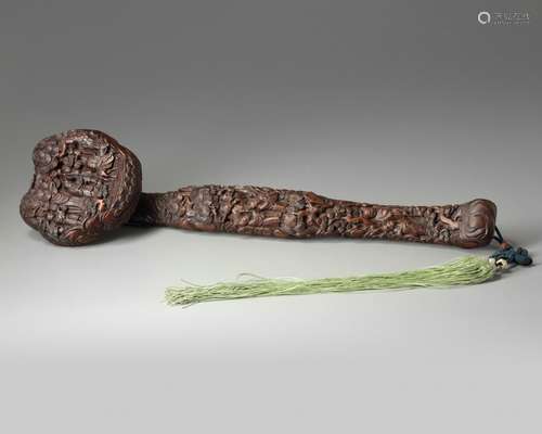 A large fragrant wood Chinese wood ruyi-sceptre