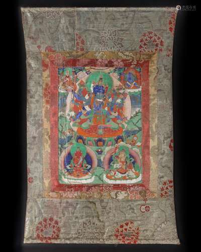 A Tibetan thangka