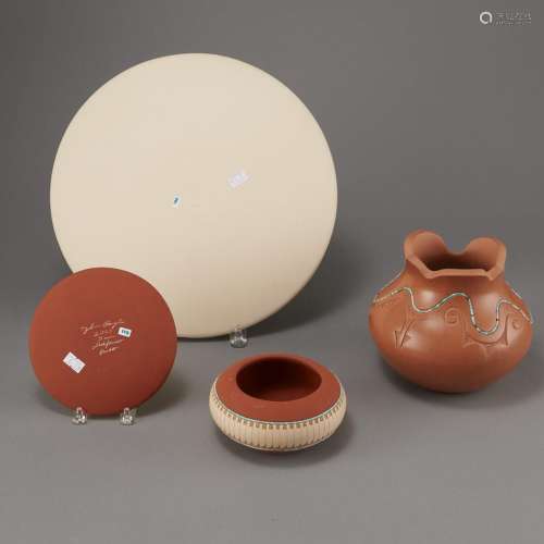 Four Pueblo Pottery Pieces Gonzalez