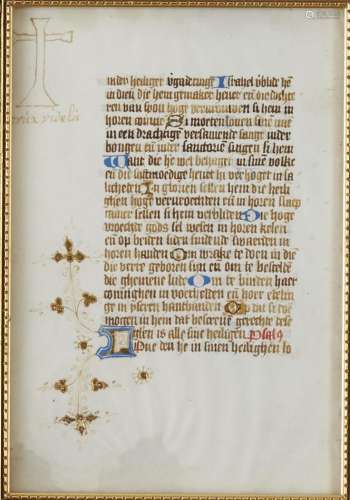 Missal Page Book of Hours
