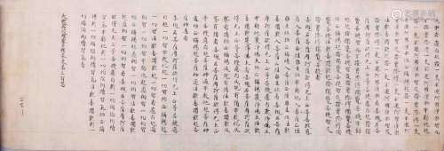 日本镰仓时期（1192—1333 年）写本 大般若波罗蜜多经卷第三百廿四 纸本 1 卷