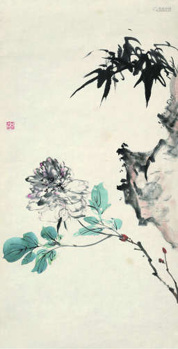 王雪涛（1903～1982） 国色天香图 镜心 设色纸本