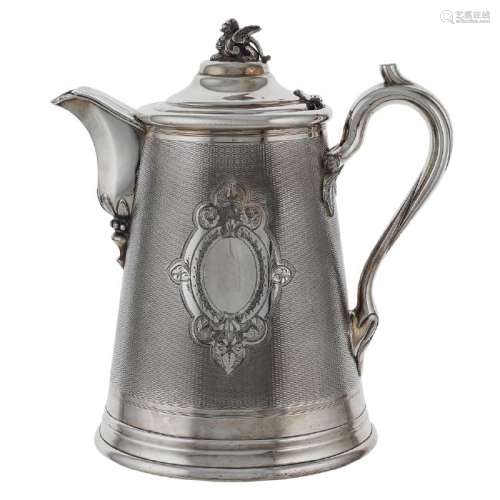 Silver plate tankard England, early 20th century