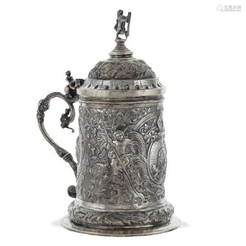 Silver tankard Moscow, 1885 peso 1475 gr.