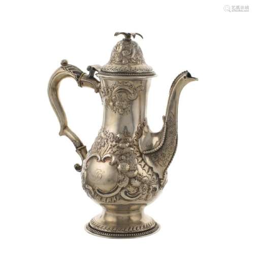 Silver coffeepot Newcastle, 1808 peso 906 gr.