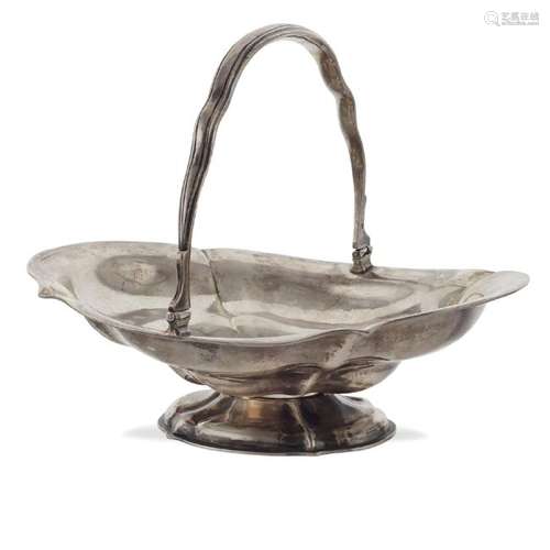 Silver basket with handle San Pietroburgo, 1850 peso