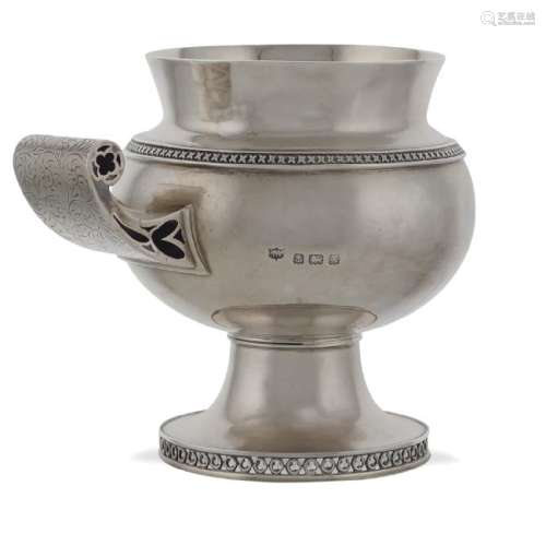 Silver sugar bowl Birmingham, 1922 peso 290 gr.