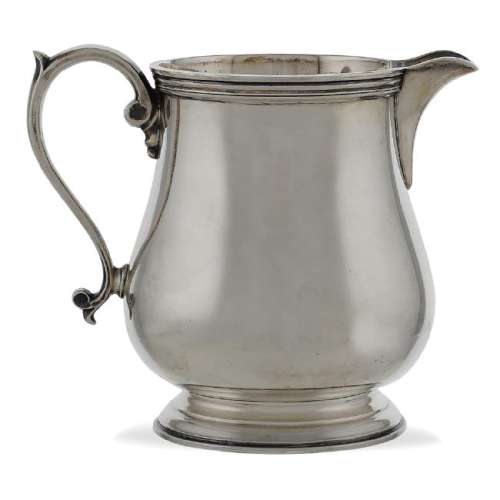 Bvlgari silver milk jug London, 1967 peso 241 gr.