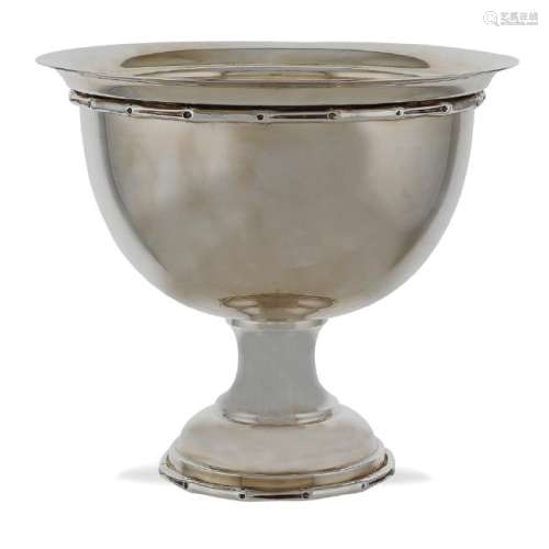 Silver plated metal centerpiece stand 20th century