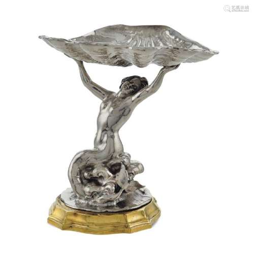 Luigi Avolio, silver sculpture Naples, bollo Fascio