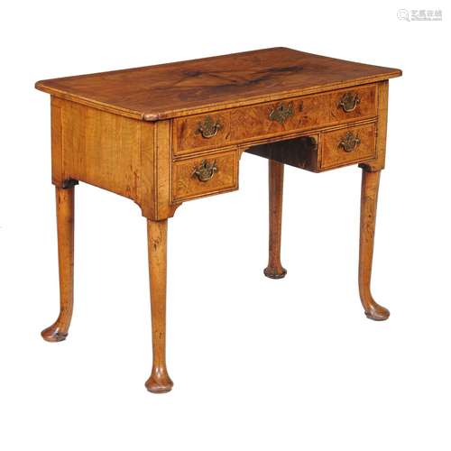 A George II walnut side table