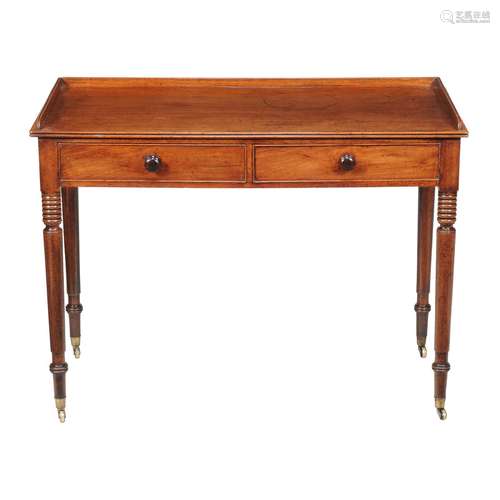 A Regency mahogany dressing table