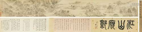 文鼎（1766～1852） 江山渔乐 手卷 纸本