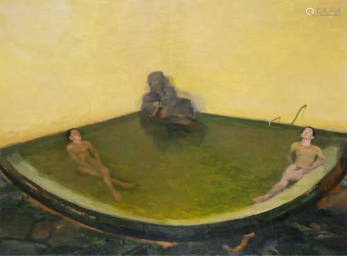 刘小东（b.1963） 2007年作 内汤 布面油画