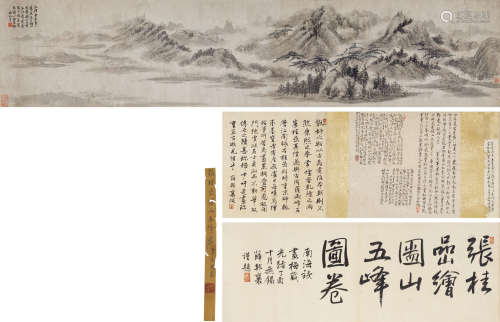 张赐宁（1743～1818） 1780年作 湖山深秀图 手卷 纸本