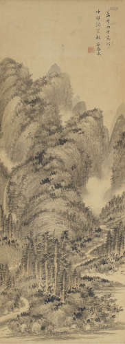 安绍芳（1548～1605） 黄鹤山樵笔意 立轴 纸本