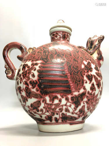 A MING DYNASTY STYLE PHOENIX DESIGN POT