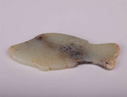 CHINESE NIPHRITE JADE FISH