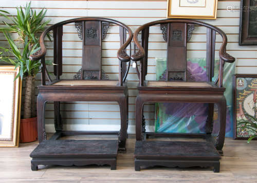 Pair of republic pd. arm chairs