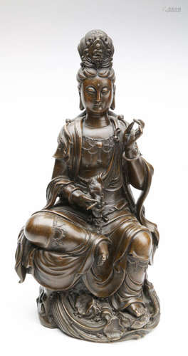 Bronze statue of GuanYin