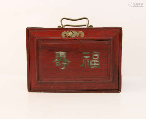 A chinese box container for Mahjong