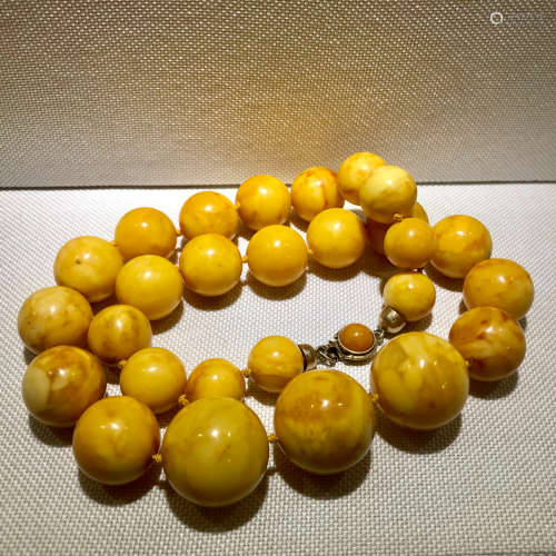 A old beeswax necklace
