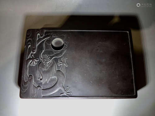 A chinese qing dynasty inkstone
