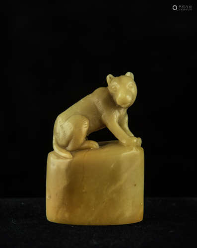 Chinese soapstone carved seal