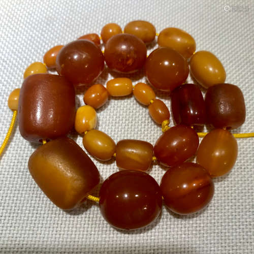 A old beeswax bracelets