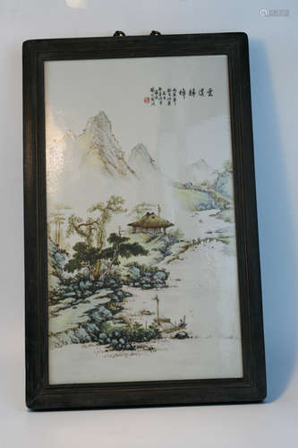 A QIANJIANG LANDSCAPE PAINTING PANEL