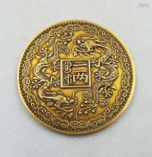 A OLD GOLDEN COIN