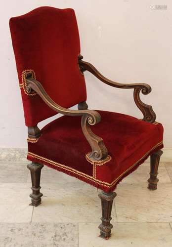 Arm chair in Baroque Style