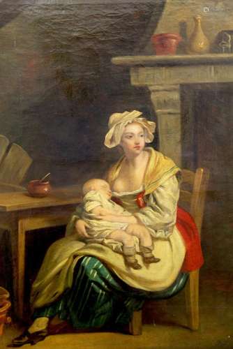 Jean-Baptiste Greuze (1725-1805)- attributed