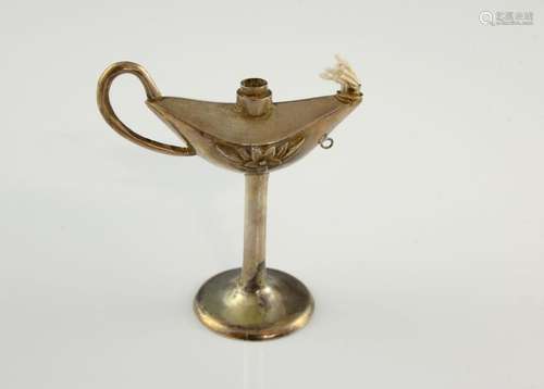 Early 20th century Chinese white metal table light