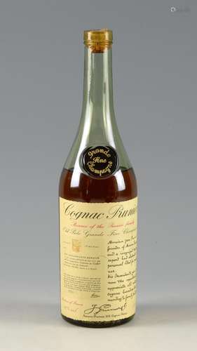 A bottle of Cognac Prunier's VSOP - 75CL, 40%