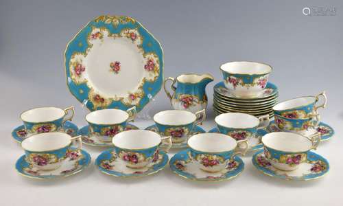 A Copeland Spode tea service to include cream jug,