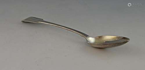 George IV silver fiddle pattern gravy spoon, by Wi