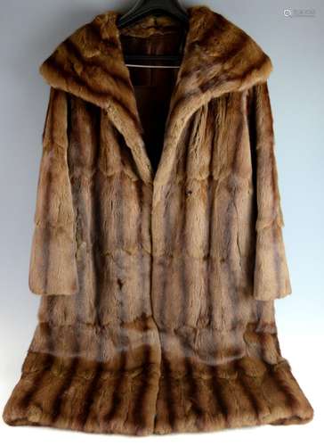 Ladies 3/4 length mink fur coat,