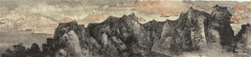 王季迁（1906～2003） 1991年作 山水 镜心 设色纸本