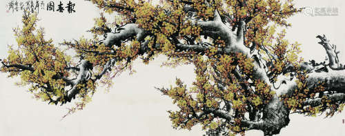 王成喜（b.1940） 1988年作 梅花 镜心 纸本设色