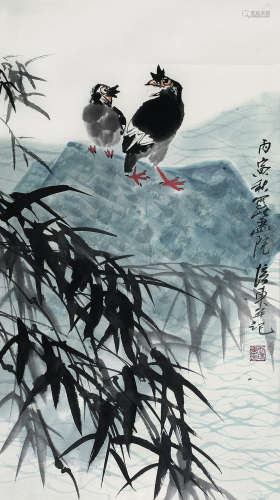 王培东（b.1941） 1986年作 花鸟 镜心 纸本设色