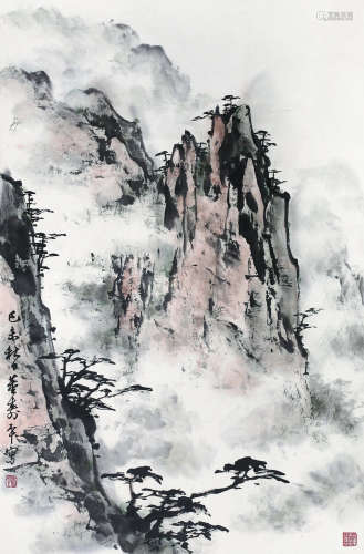 董寿平（1904～1997） 1979年作 山水 镜心 纸本设色