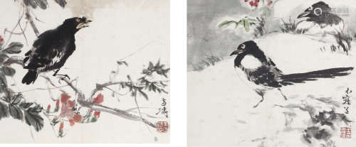 王雪涛（1903～1982） 花鸟 立轴 纸本设色