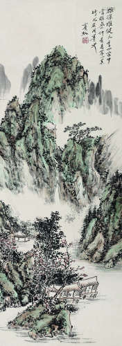 黄宾虹（1864～1955） 雄深雅健 镜心 纸本设色