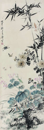 王雪涛（1903～1982） 1978年作   花卉 镜心 纸本设色