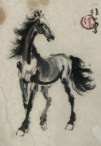 徐悲鸿（1895～1953） 马 镜心 纸本水墨