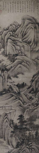 王石谷（1632～1717） 春山听琴 镜心 绢本设色