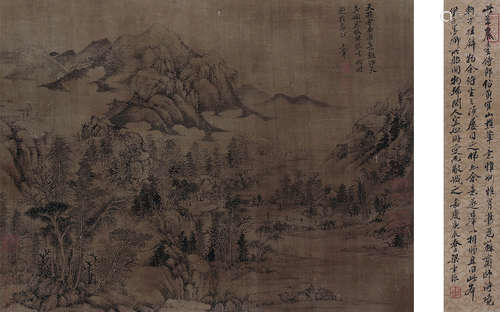 王翚（1632～1717） 山水 镜心 绢本设色